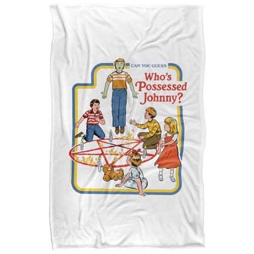 Steven Rhodes Who'S Possessed Johnny Silky Touch Super Soft Throw Blanket 91 X 147 Cm