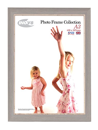 Inov8 British Made Picture/Photo Frame A3 (42x29cm) - Elegance 25mm Small Wash Blue