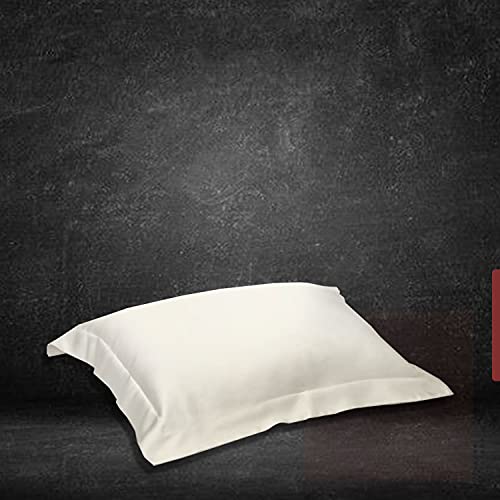 50 x 75 Standard Oxford Pillow Cases 2 Pack - 400 Thread Count Bedding Pillow Covers- Envelope Closure Pillow Case- White