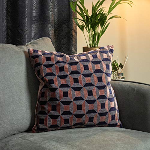 Paoletti Empire Velvet Jacquard Feather Rich Filled Cushion