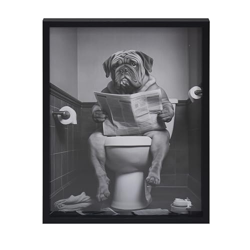 Lesser & Pavey Wall Art – Bulldog for Living Room Decor & Bedroom Walls - Stylish Canvas Wall Art for Home Decor & Decorative Home Accessories - Lovely Birthday Gifts for Women & Men