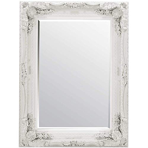 Mirror French Carved Cream Louis Wall, 122x91,Beige,GL150-3