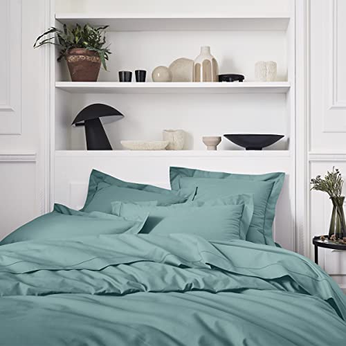 Essix Plain Cotton Percale Duvet Cover, Royal Line, 140 x 200 cm,