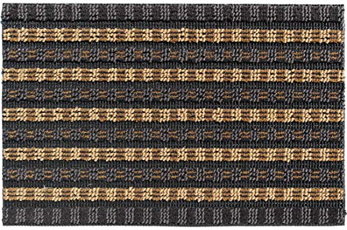 ID Matte 40601001 Solido Dual-Band Door Mat Brown/Beige Polypropylene 60 x 40 x 1.4 cm