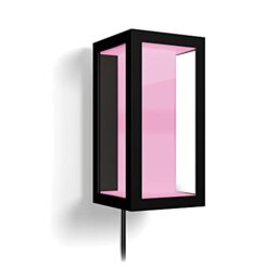 Philips Hue Impress Outdoor Wall Light, Black - White and Colour Ambiance Light, Smart LED, Low Voltage, 16 Milllion Colours, Requires Hue Bridge (Sold Separate), Smart Home