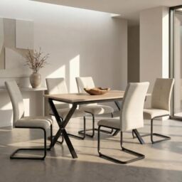 Dorel Home Ipswich Dining Table, Oak Black