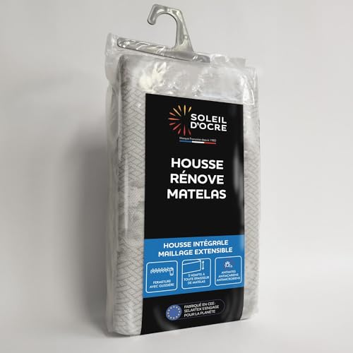 Soleil d'ocre, Renovate Mattress Cover 120 x 190 cm, Grey