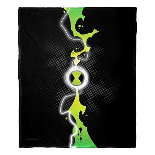 "Northwest Cartoon Network - Ben 10 Silk Touch Throw Blanket, 50"" x 60"", Alien Power"