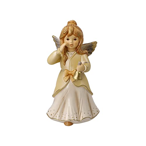 Goebel 41-673-07-1 Christmas Decoration Angel Figurine Made of Porcelain Dimensions: 14.5 cm x 8 cm x 7.5 cm