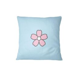 Bona Basics, Decorative Cushion Cover, Decorative Cushion Cover, Home Decoration, for Sofa, Cafe, Size: 60 x 60 cm, Colour: Light Blue