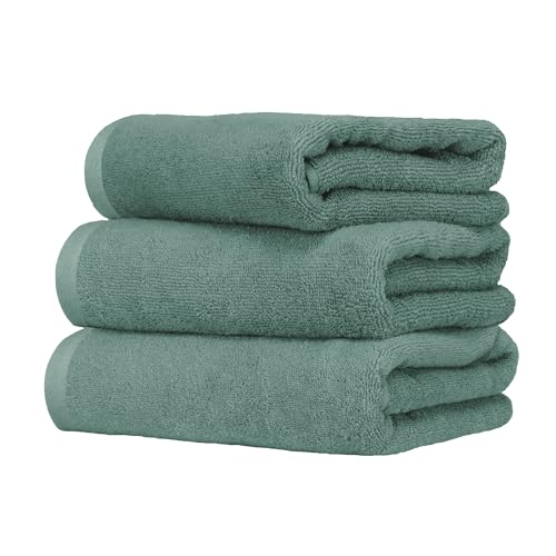Ruggeri, Set 3 Piece Hand Towel Set, 50x100 cm, Soft Cotton, Green