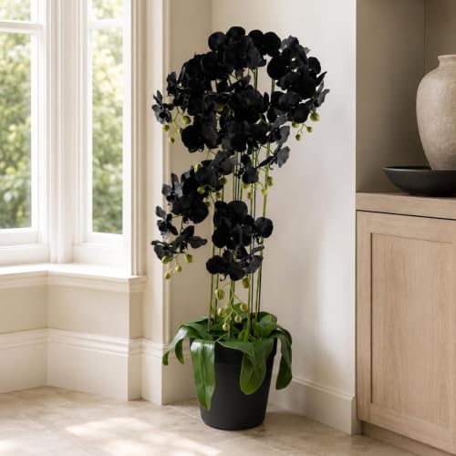 Botanik Realistic Artificial Orchid Plants Fully Potted