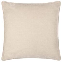 Yard Heavy Chenille Polyester Filled Cushion (Linen, 50 x 50 cm)