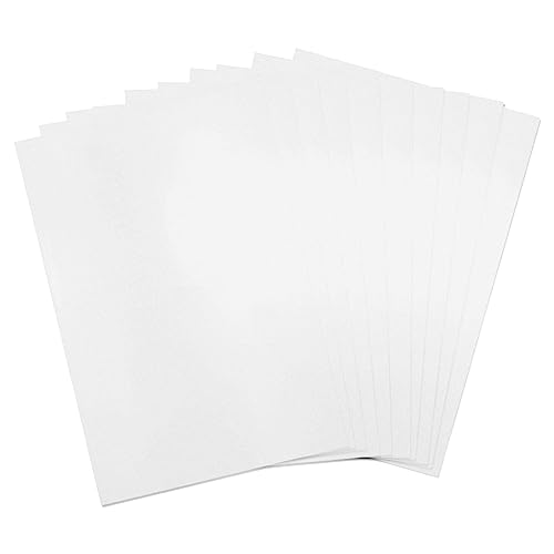 Sizzix Printable Shrink Plastic - 10 Sheets - Shrink Material for Jewellery Making, Keyrings, Embellishments, Scrapbooking and More