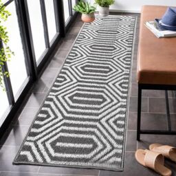 ASelected Runner Rug,50X150Cm Hallway Runner Rug Washable Hall Runner Rugs for Hallway Entryway Kitchen Laundry Room Living Room (Grey)