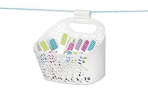 Tescoma Clothes Pegs in Basket, 20 Pcs Clean Kit