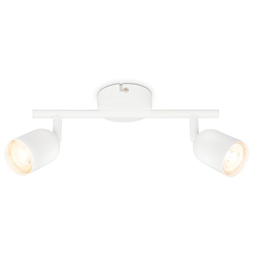 BRILONER - Swivel Ceiling Light, Living Room, Bedroom and Kitchen Lamp in White