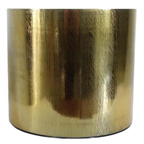 Leaf Metal Planter, Indoor, Gold