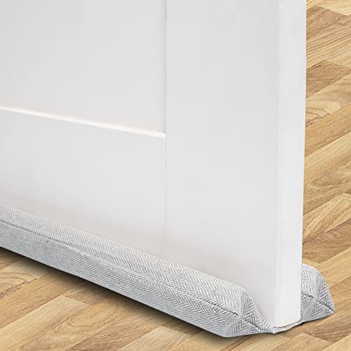 Tanness Door Draft Excluder - Double-Sided Draught Excluder for Doors - Door Draft Stopper - Draught Excluder Cushion