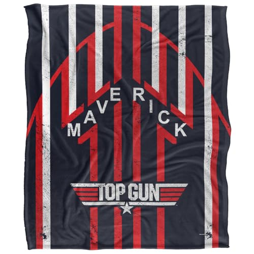 Top Gun Maverick Silky Touch Super Soft Throw Blanket 152 X 127 cm, White