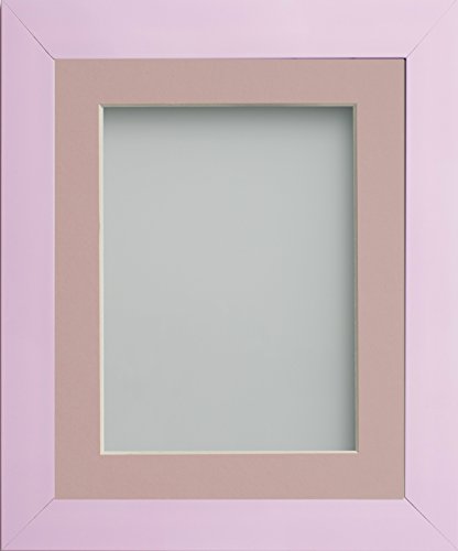 Frame Company Candy Range Peony Picture Photo Frames with Pink Mount, 12x10 for 10x8 *Choice of Sizes and Colours* Fitted with Real Glass