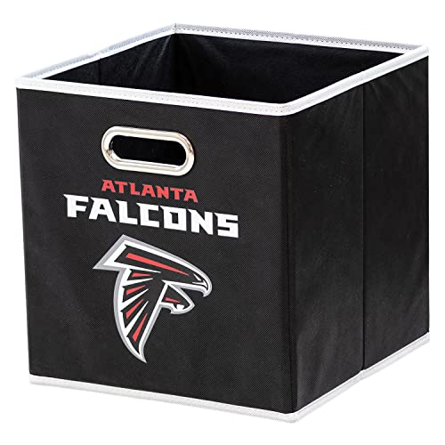 "Franklin Sports NFL Storage Baskets - Collapsible Cube Container + Storage Basket - NFL Office, Bedroom + Living Room Decor - 11"" x 11"""