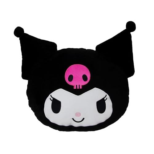 Hello Kitty Kuromi Officially Licensed Shaped Cushion Pillow - Rabbit Shaped Pillow - Perfect For Bedroom Or Living Room Décor 33cm x 40cm