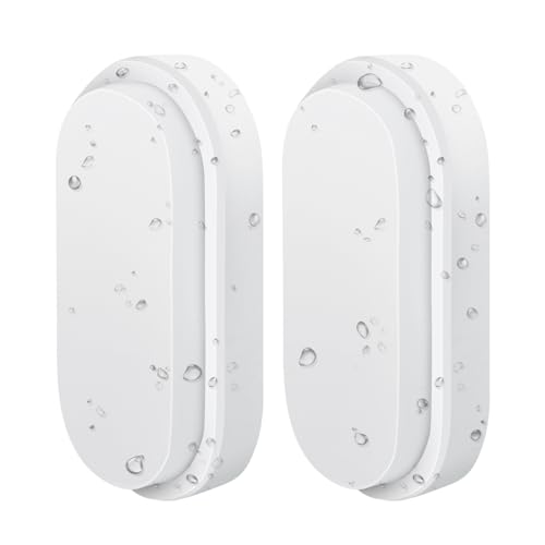 ANWIO 14W Led Ip54 Waterproof Bulkhead Light,Oval led Porch Sconce Lighting,Safety Boat Lamp,980LM, 4000K Natural White Ceiling Lamp for Kitchen, Bedroom(2 Pack)