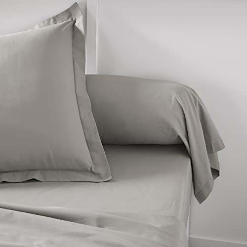 TODAY Essential Bolster Pillowcase 45 x 185 cm 100% Cotton Plain Dune