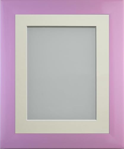 Frame Company Candy Range Peony Picture Photo Frames with Ivory Mount, 10x10 for 8x8 *Choice of Sizes and Colours* Fitted with Real Glass