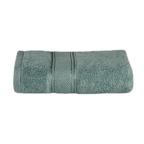 Homemania 15570 Cotton Shower Towel for Face, Hands, Bath-Green, 90 x 140 cm