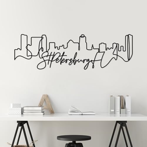 Stylish Black Decorative Metal Wall Accessory, 120 x 36 x 1.5 cm, 100% Metal, 2 mm Thickness, Lightweight & Modern Design for Home Decor