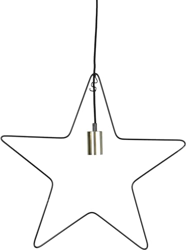 "Star ""Ramsvik"" Hanging, Metal, Black, 55 x 55 cm, E27"
