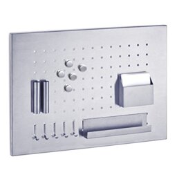 Zeller 11125 Stainless Steel Memo Board 50 x 35cm with Utensils