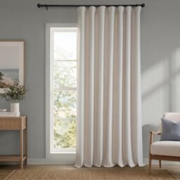 HPD Half Price Drapes BOCH-LN-DW-P Extra Wide Linen Room Darkening Curtain (1 Panel) 100 X 96, BOCH-LN1856-96-DW, Birch
