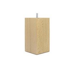La Fabrique de Pieds The Making of Feet Set of 4 foot bed, Lacquered Wood, Clear, 15 x 8 x 8 cm
