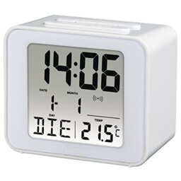 "Hama ""Cube Radio Alarm Clock, White"