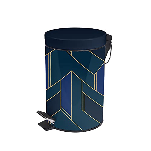 Douceur d'Intérieur 1801406 Bin, Metal, Multicoloured, 3 L