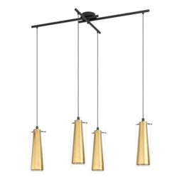 Eglo Pinto Pendant Lamp Gold, 4-Light Hanging lamp