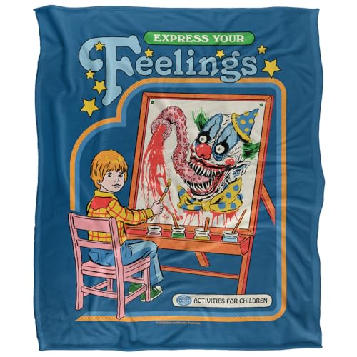 Steven Rhodes Express Your Feelings Silky Touch Super Soft Throw Blanket 152 X 127 Cm