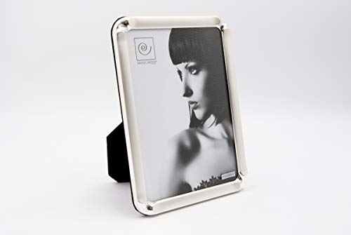 Mascagni - Brushed metal photo frame - Photo size 15x20 cm - Rectangle