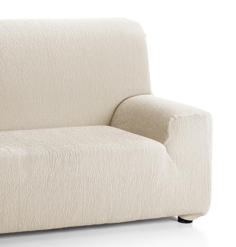 Martina Home 3 Seater Stretch Sofa Cover, Fabric, Ivory White, 3 Plazas (170 a 220 cm)