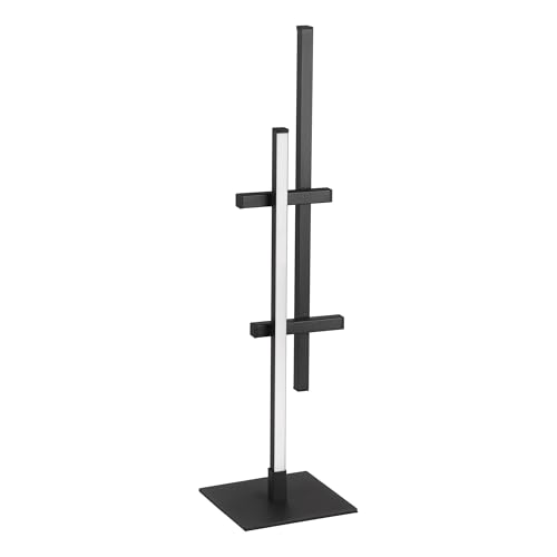 Eglo LED Table lamp Trepiliano, Bedside Light Rod Shape, Designer Fixture for windowsill, Black Metal, Warm White, H 47 cm