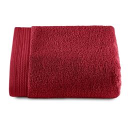 RIZO Top Towel - Set of 1 Shower Towel - Bath Towels - 100% Combed Cotton - 600 g/m2 - Measure 70 x 140 cm - Garnet