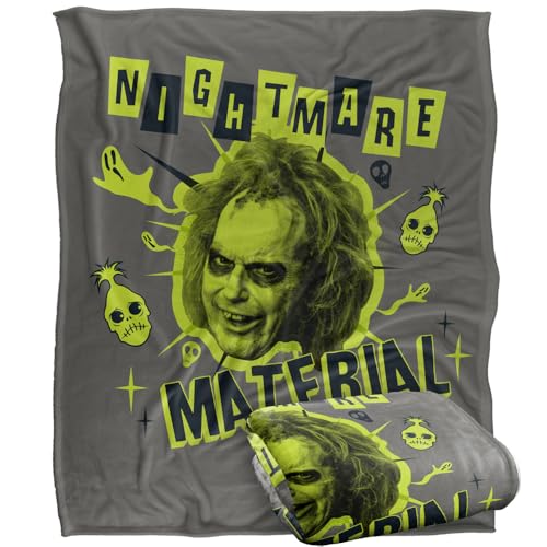 BEETLEJUICE 2 (2024) Blanket, 152 x 127 cm Nightmare Material Silky Touch Super Soft Throw Blanket