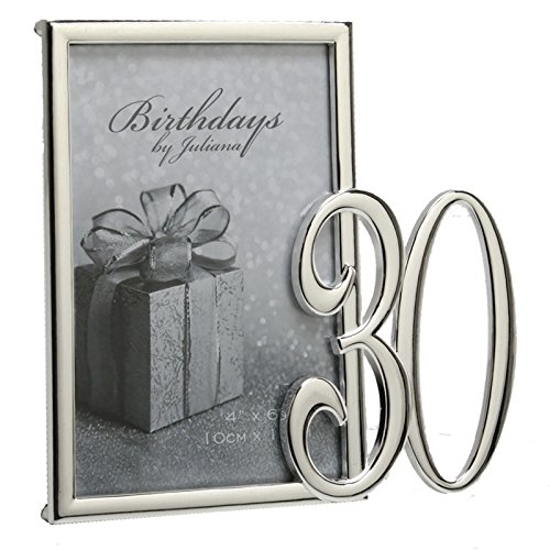 "Juliana Birthdays by Silverplated Photo Frame 4"" x 6"" - 30"