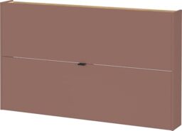 Germania Shoe Cabinet 1392-675 GW-Ameca, in Toffee/Oak-repro, shallow depth, 140 x 83 x 18 cm (WxHxD)