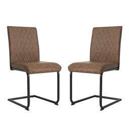 RayGar Dining Chairs, Brown, One Size