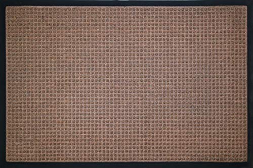 ID MAT t 120180 10 Impact Carre Carpet Doormat Fibre Polypropylene/Rubber Brown 180 x 120 x 1 cm