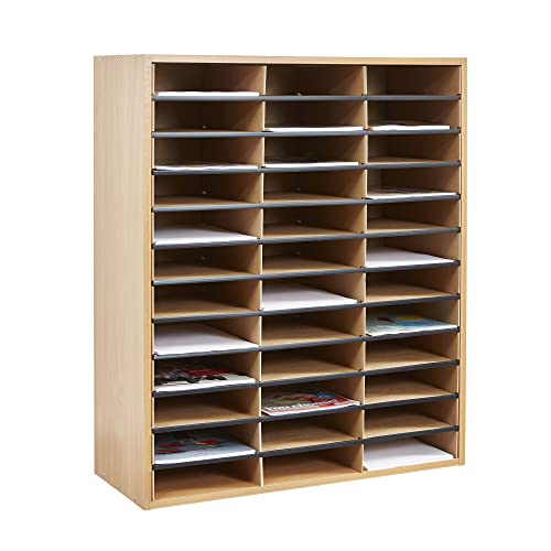 Liberty House Toys 36 Section Literature Organiser, Office Storage, Classroom Organiser, AB488